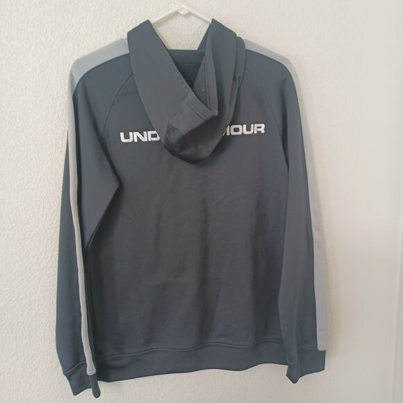 Youth (Boys) UNDER ARMOUR Storm Logo HOODIE Pullover Sweatshirt Black, YXL XL - Picture 7 of 10